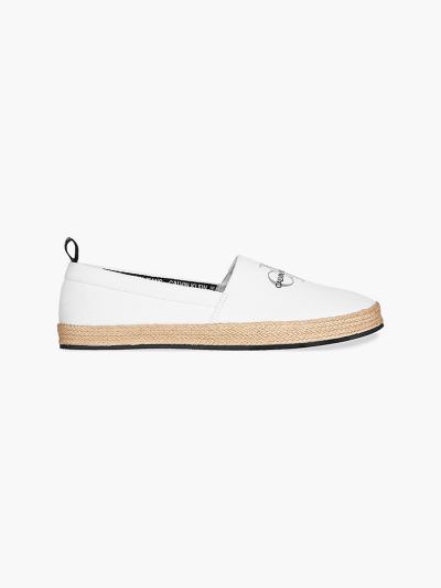 Calvin Klein Cipők HU926899 | Calvin Klein Espadrille Férfi Slip On Cipő Világos Fehér